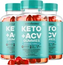 (3 Pack) Ketolicious Keto ACV Gummies, Ketolious Gummys Advanced Formula 1050MG, All Natural Premium Plus Apple Cider Vinegar Gummy Maksimal styrke Gomitas anmeldelser, 180 Gummies i 3 måneder