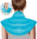 Comfytemp Ice Pack for hals skulder smertelindring, gjenbrukbar stor gele skulder kjølebrekk for øvre rygg, kalde komprimere fysiske terapi for cervical skader, menn kvinner gave