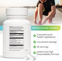 REVITALIZE Mobility + Advanced Joint & Connective Vessue Support Formula Inflammasjon, Joint Care & Relief, Heart & Immune Support, Perna Canaliculus, Glukosamin, MSM, DMG- 90 Tabletter