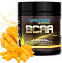 Worldwide Nutrition BCAA Powder - Branched Chain Aminosyrer - Pre Intra Post Trening Supplement for menn og kvinner - Naturlig Electrolytes pulver for BCAA Energi - Mango Colada - 30 Serveringer