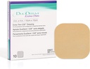 ConvaTec DuoDERM Extra Thin Control Gel Formel 4"x4" Hydrokolloid Sterile klesplagg kjoler for superficial sår, lav friksjon, lateks-fri, vanntett, Square, Beige, 10ct boks