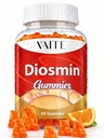 VAITE Diosmin 1000mg - Vein støttetilskudd for varicose vener - Lege Helse Supplement Formula Venous Optimizer, Citrus Bioflavonoider, hjelper til å sirkulere for ben, Chews Gummy, 60 Vegan Gummies