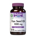 BlueBonnet Flax Seed Oil 1000 mg - Omega 3 6 9 Fatty Acids hjerte helse og hud støtte for kvinner og menn - Cold-Pressed, Organic Flax Seed Oil Capsules - Ikke-GMO, Glutenfri, Soya-Free - 250 Softgels