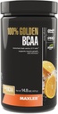 Maxler 100% Golden BCAA pulver - Intra & Post Trening Recovery Drink for akselerert muskelgjenvinning og lean muskelvekst - 6 g Vegan BCAA Aminosyrer - 60 serveringer - Orange