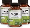 DagligNutra Herbal T menns helse formel supplement for utholdenhet, vitalitet, og sunn aldring - med KSM-66 Ashwagandha, Tongkat Ali, Tribulus, Eleuthero, & Horny Goat Weed (3-Pack)
