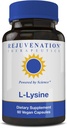 Rejuvenasjon Therapeutics - L-Lysine, støtter sunn hud (60 Vegan Capsules, 500 mg)