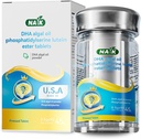 NAIK United States DHA algal oljenervonsyre phosphatidylserine toner hjernen forbedrer hukommelse Omega-3 Brain Gold Student Tenåring voksen videregående skole student barn studie eksamen