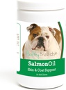 Sunn avler bulldog laks olje myk Chews 120 greve
