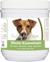 Sunn avl Jack Russell Terrier Multi-Esentials pulver for hunder - et ideelt tillegg av vitaminer, mineraler og antioksidanter for hunden din - 8 oz
