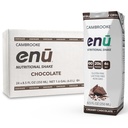ENU Nutrition Shakes - 20g Protein | 400 kalorier - Måltid erstatning for vekt gevinst (Chokolate, pakke med 24)