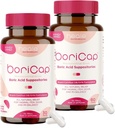 BoriCap - Boric Acid Suppositories for kvinner - 600 mg - Vaginal helse og balanse, kløe og Odor - Naturlig relief - Feminine Care - Feminine Hygiene produkter - laget i USA av Heale - 90 kapsler