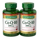 Naturens Bounty CoQ10 200 mg Softgels, hjertehelse og cellulære energistøtte, Twin Pack, 160 Rapid Release Softgels