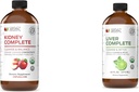 Fullstendig naturlige produkter Nyre Complete 16oz & Liver Complete 16oz Bundle