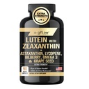 Lutein og Zeaxanthin Kosttilskudd - Avanserte øyevitaminer med Astaxanthin, Omega 3, Resveratrol, Bilbær, Lykopen, Quercetin, Ginkgo Biloba, Vitamin D  Health Helse Visjon |