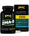 SNAC ZMA-5 søvnhjelp kosttilskudd, fremme muskelgjenvinning og vekst, immunstøtte, og restorativ søvn med sink, magnesium og 5-HTP, post trening, før seng ZMA kosttilskudd 90 Veggie kapsler