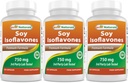 Beste Naturals Soya Isoflavoner 750 mg 120 kapsler (120 greve (pakke på 3))
