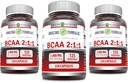 Amazing Formler BCAA 2:1:1 1000 Mg Per Serving | Kapsler | Branched kjede Aminosyrer Supplement | Ikke-GMO | Glutenfri | laget i USA (3 Pakke, 250 greve)