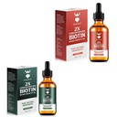 Biotin Beard Growth Olje for menn, Naturlig Mens Beard Oil med Argan Olje, Jojoba olje og vitamin, Hydrates & Tykker ansiktshår