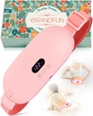 Strømper Stuffers for kvinner Bærbar oppvarming Pad for period Cramps Cordless Elektrisk Menstruell Oppvarming Pad for Cramp Relief reise Idea julegaver for kvinner hennes mamma tenåringer jenter mor