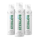 Biofreeze profesjonell smerte relief Spray for kne, hals, Hip, ledd, skulder, & enkel ryggsekk, ledsmerter lempelse, sur muskel relief, fargeløs menthol Spray 4 Fl Oz (pakke med 3)