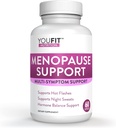 Menopause Relief Capsules for kvinner - Naturlige Menopause Supplements for kvinner - Komplett dag og natt Menopause Support - Reduserer varme blits, stress, nattsvits - 30 Services