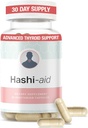 IBDassistTM Hashi Aid Thyroid støtte for kvinner og menn - Thyroid Supplement for Hashimotos sykdom og hypothyroidisme * - pakket med Ashwagandha, Selenium, sink, essensielle vitaminer og mer - 30 kapsler