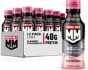 Muskelmelk Pro-serien Protein Shake, Slammin ' Jordbær, 40g protein, 14 Fl Oz, 12 Pack