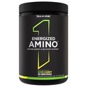 Regel 1 Energized Amino – Anytime Energy and Recovery Support med BCAA, Glutamine, Citrulline, Beta Alanine, og koffein fra grønn kaffe og te leaf ekstrakter (30 Serveringer, Sour Candy)