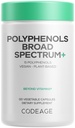 Codeage Polyphenols bredspektrum Supplement - blanding av 15 bær, frukter og botaniske ekstrakter, Decaf Grønn Te Leaf, Quercetin, Resveratrol, Pomegranat, Turmeric - Ikke-GMO - 120 kapsler
