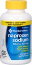 Members Mark 220 mg Naproxen Natrium (400 ct.) av medlemmer Mark