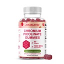 Vitamatisk kromi Picolinat 1000 mg - 90 gummier - høy styrke kromi - bringebær flavor
