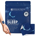 Sleep Patches for voksne ekstra styrke | Naturlig sovepatches for voksne | Melatonin-fri søvn patch for avslapping og hvilefull natt – langvarende formel