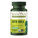 Banyan Botanicals Gotu Kola (Centella Asiatica) – Organisk Adaptogen & Nootropic Brain Support Supplement for sunn hukommelse og konsentrasjon* – 90 tabletter – rettferdig handlet Sustainable Sourceed Vegan