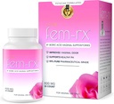 HPD Rx Fem-Rx Boric Acid Vaginal Suppositories for kvinner – Hjelp Balanse Vaginal pH, Eliminere Vaginal Odor – Dr Formulert Feminin helsestøtte – 30 Kapsler Pakke med 1