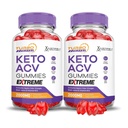 Rettferdige Laboratories (2 Pack Turbo Rippet Keto ACV Gummies Extreme 2000MG Turbo Rippet Keto Gummies Apple Cider Vinegar Formulert med Pomegranate Beet Juice pulver B12 Vegan ikke GMO 120 Gummys