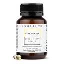 JSHealth Vitamin D3 1000iu Supplement for sunn muskelfunksjon, bein og hjerte helse, og immunstøtte