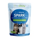 Kjæledyr velvære Spark Daily Nutritional Greens Superfood for Cats - Probiotika, Prebiotika, Digestive Enzymer, Aminosyrer, Antioksidanter, vitamin D, Spirulina - Veterinærformulert 3,53 oz (100 g)