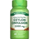 Naturens Sannhet Ceylon Cinnamon Pill Kapsler | 2000mg Ikke-GMO & Glutenfri Supplement