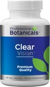 Professional Botanicals Clear Vision Eye Vitamins - Lutein, Zeaxanthin støtter øyestrekning, tørre øyne og visjon helse – 90 vegetariske kapsler