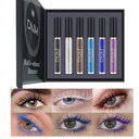 Farget Mascara Fargerik Vanntett Blå Mascara for Øyevipper sett, Hvit Svart Brun Lilla Langvarig Sjarmerende Voluminous Cruelty Gratis Vegan Eye Makeup (6 farger)