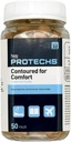 Flents Protechs Disposable Foam ørepropper, konturert for komfort, Ideell for arbeid, høy støy, tunge maskiner, konstruksjon, studere, skyte og reise, NRR 32, Beige, enkel å bruke, 50 par