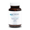 Metabolsk vedlikehold Alfa Lipoic Acid - 300mg ALA Supplement - Antioksidant støtte for nerve + lever helse (90 kapsler)