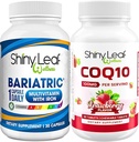 Bariatrisk multivitamin med jern én kapsel per dag og CoQ10 100mg Supplement for hjernens helse og energistyring for kvinner og menn - 1 måneds forsyning