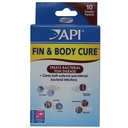 API FIN & BOD CURE Freshwater Fish Powder Medisin 10-Count Box