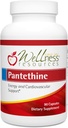 Velvære ressurser Pantethine - Aktiv vitamin B5. Vegan (300mg, 90 kapsler)