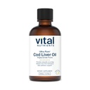Vitale næringsstoffer - Ultra ren cod leverolje 1025 (farmasøytisk nivå) - 100% ren norsk cod leverolje - 200 ml per flaske