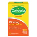 Culturelle Bloating & Gas Forsvar, Digestive Enzymer & Probiotika for Digestive Helse, 30 kapsler, Støtter Av og til Indigation & Discomfort