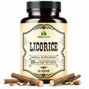 Licorice Root 100 Capsules – ren organisk glycyrhiza Glabra – Herbal Supplement for digestiv komfort og total velvære – ikke-GMO og tilsetningsfri