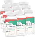 TUDCA Liver Supplements 1000mg - 600 Vegan Kapsler,Milk Thistle Herbal blanding med fulvic og Humic Acid for lever,Digestiv helse