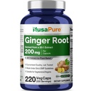 NusaPure Ginger Root Capsules 20:1 Ekstrakt, 200 mg Ekvivalent med 4000 mg per Veggie Caps